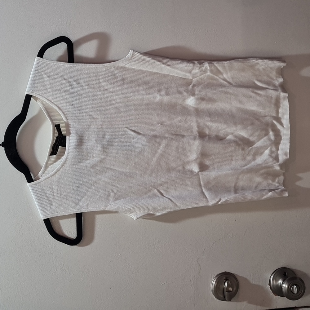 NWT LINDA MATTHEWS Ribbed Tank Top